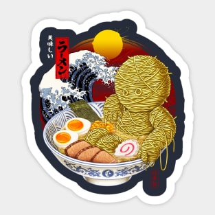 The Great 'Ramen'ses Waves Sticker